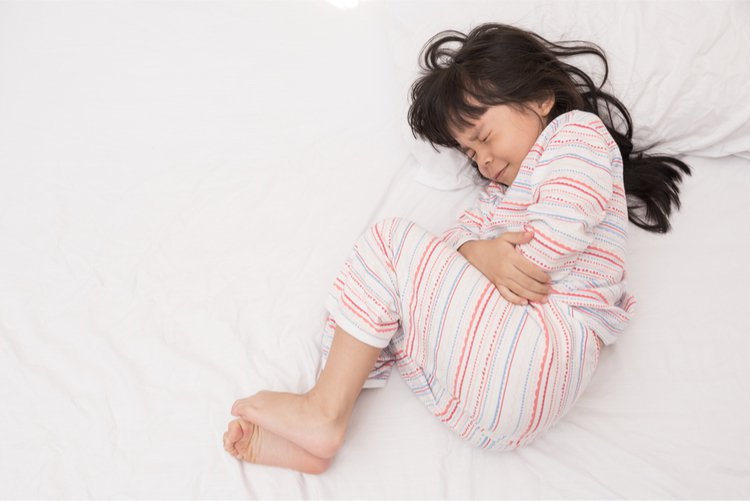 Đau bụng là một trong những bệnh thường gặp ở trẻ 