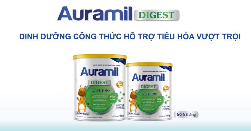 Auramil Digest với công thức đặc biệt hỗ trợ tiêu hóa 